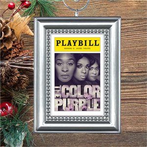 The Color Purple Broadway Musical‎ Playbill Christmas Tree Ornament